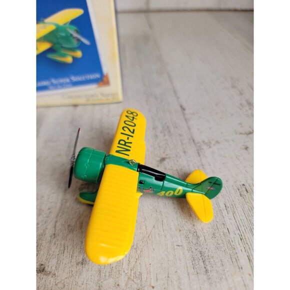 Hallmark 1931 Laird Super Solution Sky's limit ornament Xmas airplane - Picture 4 of 8